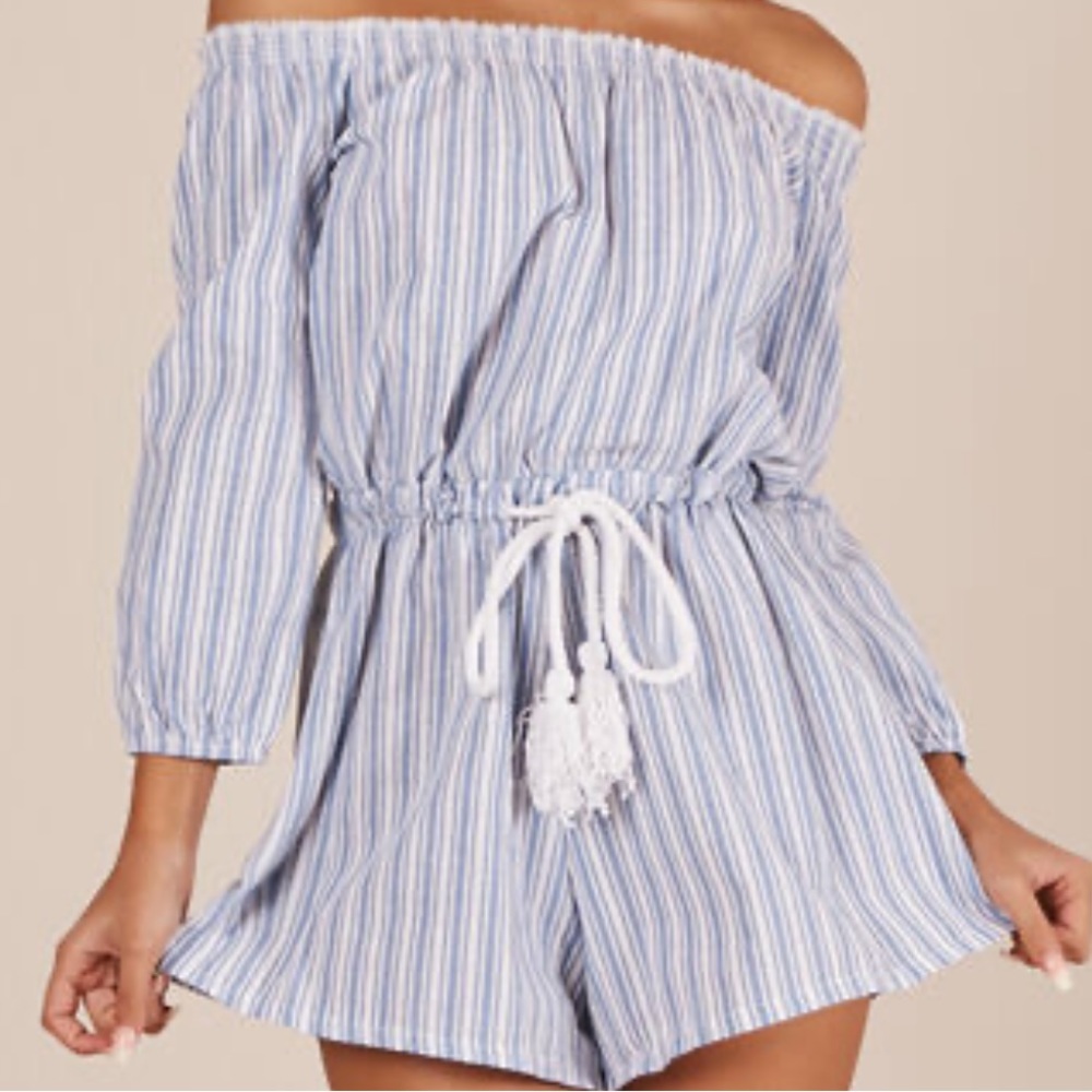 This cute romper is very comfortable worn once.